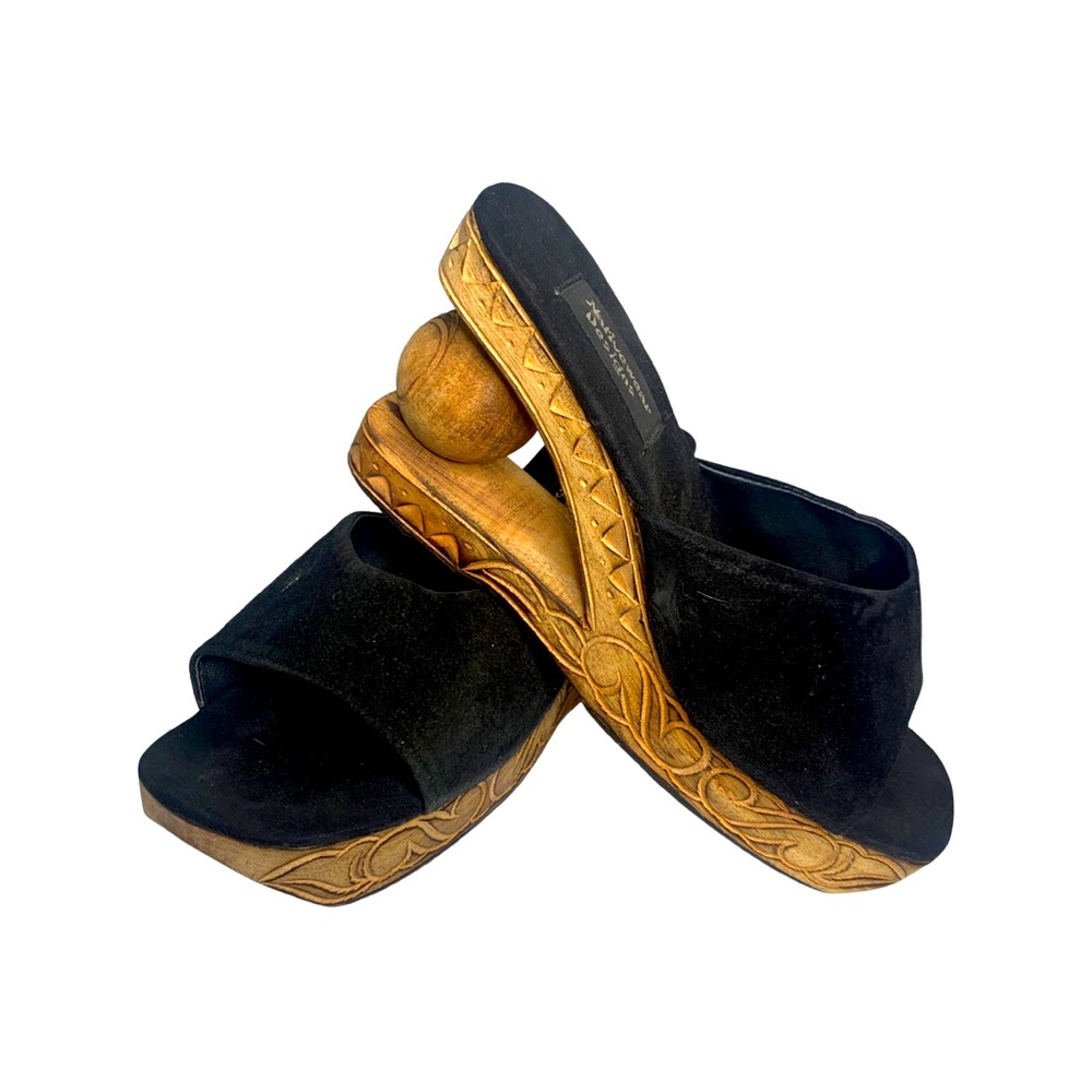 Vintage teakwood wedges